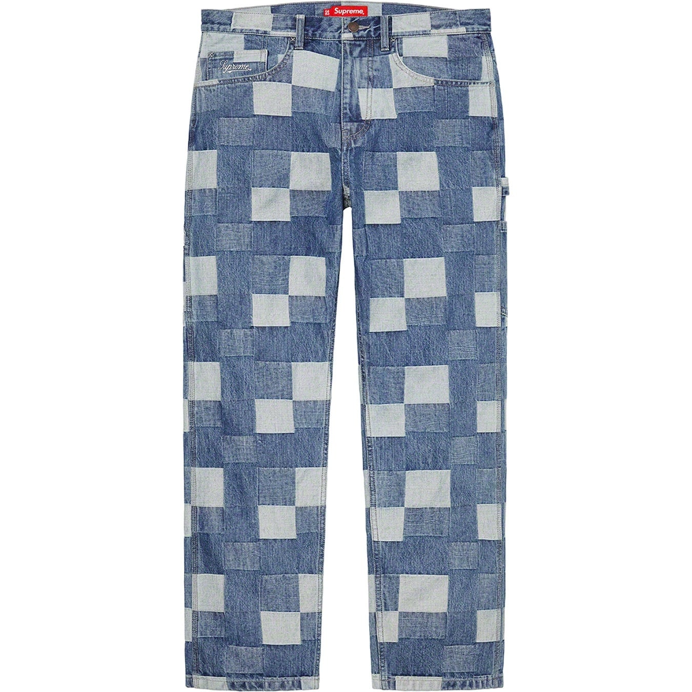 Patched Denim Painter Pant view 12